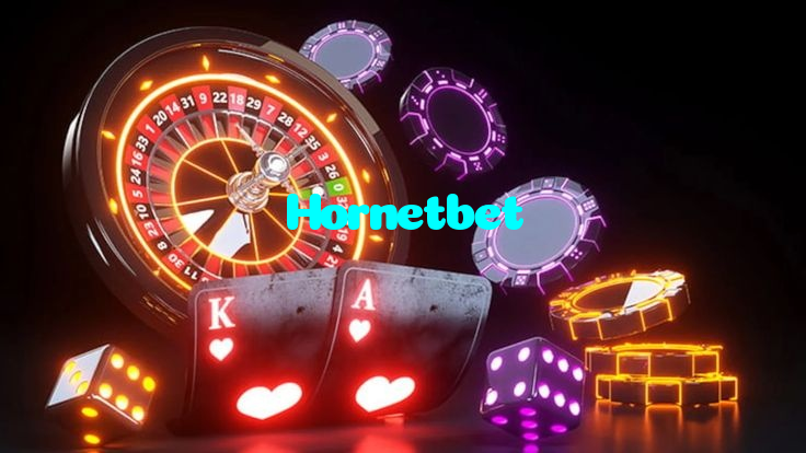 Hornetbet casino presented on mobile device in Pakistan with slots and live games